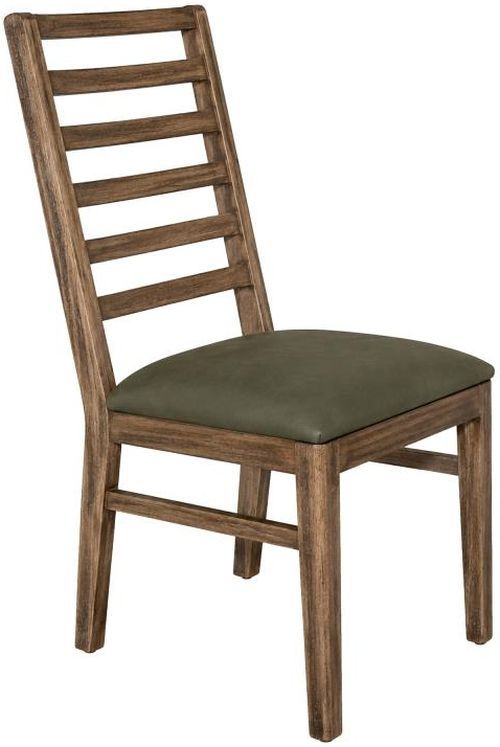International Furniture Direct Balam Brown/Green Dining Side Chair-0
