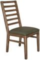 International Furniture Direct Balam Brown/Green Dining Side Chair-0