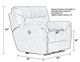 iAmerica Collins Coffee Power Wall Hugger Recliner-1