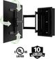 Sanus® Black Premium Large In-Wall Full-Motion Mount for 42"-85" TVs-3