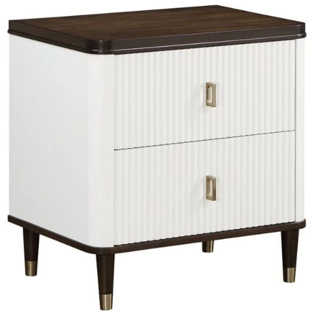 ACME Furniture Carena Brown/White Nightstand-0