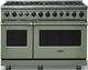 Viking® 7 Series 48'' Eucalyptus Sealed Burner Pro Style Dual Fuel Range-0