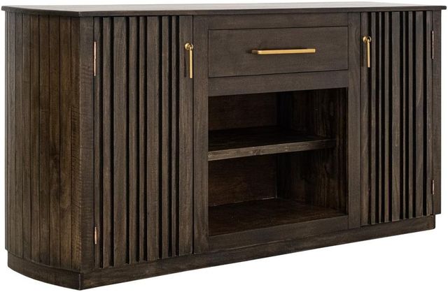 International Furniture Direct Mezquite Dark Brown TV Stand-0