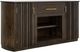 International Furniture Direct Mezquite Dark Brown TV Stand-0