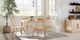Bassett® Furniture BenchMade Origins Dandridge Natural Square Dining Table with Two Leaf-4