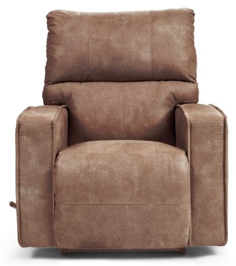 La-Z-Boy® Maddox Camel Manual Rocking Recliner-1
