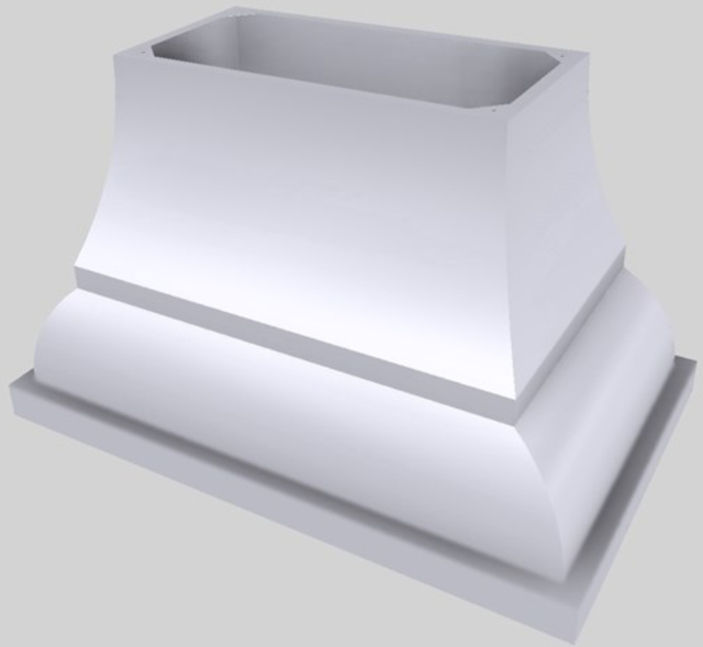 Vent-A-Hood® Designer Series 48" White Island Range Hood-3