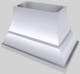 Vent-A-Hood® Designer Series 48" White Island Range Hood-3