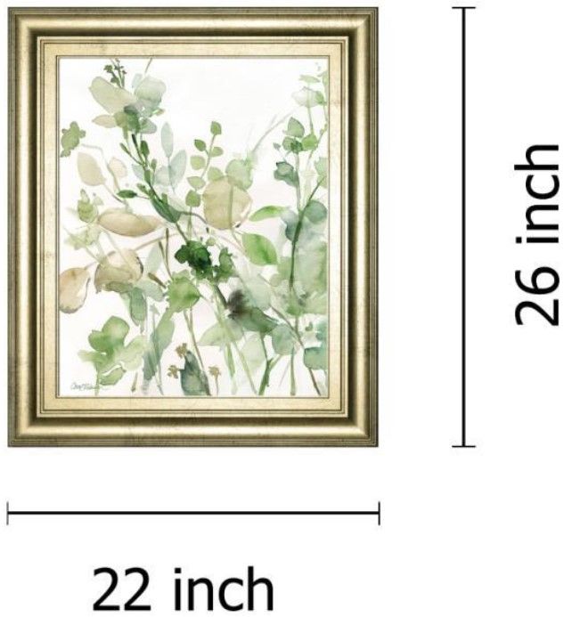 Classy Living Carol Robinson Sage Garden II Wall Art-2