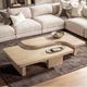 Classic Home Melina 2-Piece Coastal Drift 71" Coffee Table-1