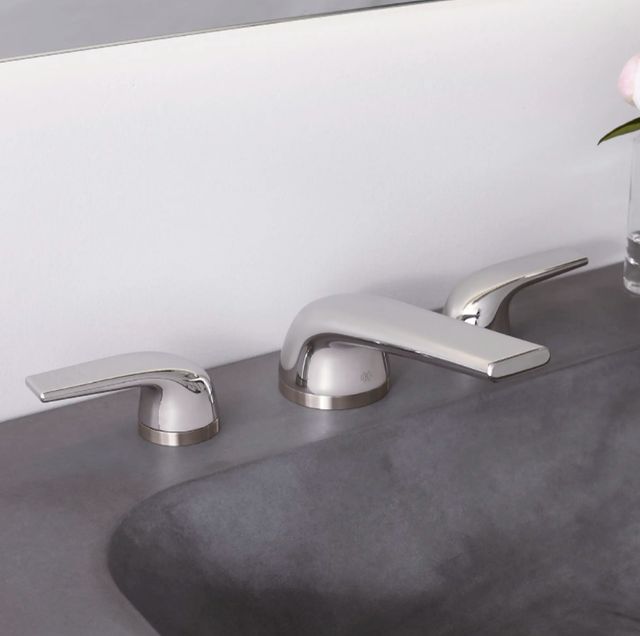 DXV Modulus Brushed Nickel Widespread Two-Handle Bathroom Faucet with Lever Handles-3