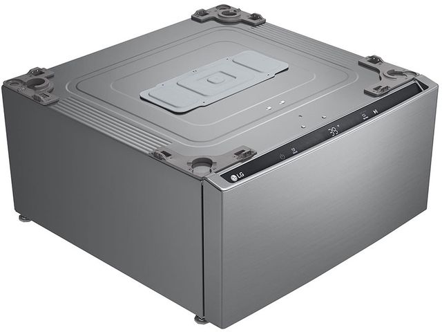 LG SideKick™ 1.0 Cu. Ft. Graphite Steel Impeller Pedestal Washer-3