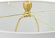 A & B Home Gold/White Globe Table Lamp-4