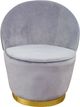TOV Furniture by TOV Slashed Grey Julia Velvet Junior Chair-1