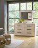 Universal Explore Home™ Oasis White Sandblasted Quartered Pine Shoreline Dresser-1