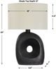 Uttermost® Peephole Bronze Concrete Indoor/Outdoor Table Lamp-3