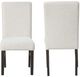 New Classic® Home Furnishings High Line 5-Piece Walnut/White Dining Set-4