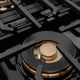 ZLINE Autograph Edition Paramount 48" 6.7 Cu. Ft. Satin Stainless Steel Gas Range with 8 Burner DuoPro™ Cooktop and Dual Ovens with Black Matte Doors and Champagne Bronze Accents-5