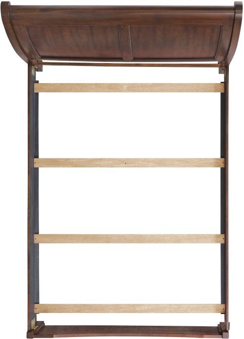 Elements International Phillipe 3-Piece Cherry Queen Bedroom Set-3