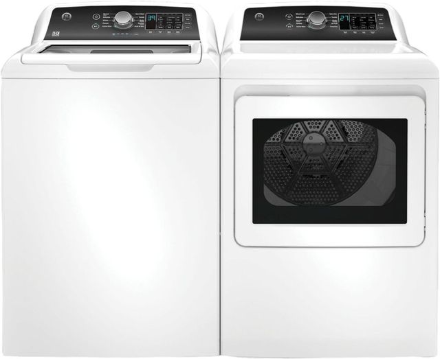 GE® White Laundry Pair-0