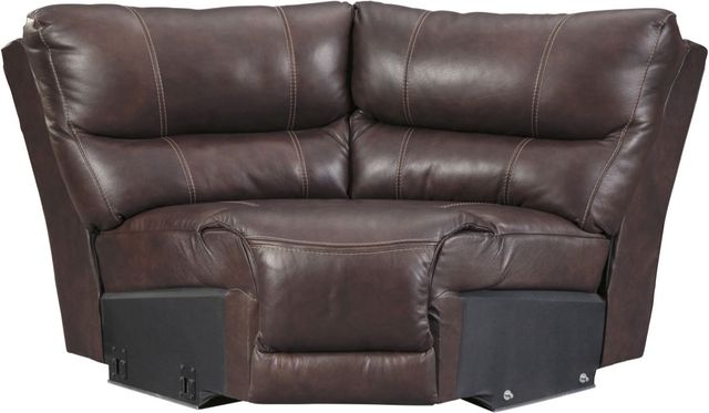 Signature Design by Ashley® Muirfield 3-Piece Mahogany Power Reclining Sectional-3