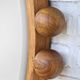 Uttermost® Cyra Walnut Beaded Round Mirror-4