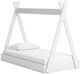 Signature Design by Ashley® Hallityn White Youth Twin Tent Complete Bed in Box-1