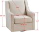 Forty West Fallon Putty Swivel Chair-1