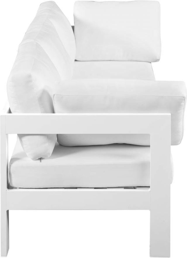 Meridian Furniture Nizuc 3-Piece White Outdoor Patio Modular Sofa-2