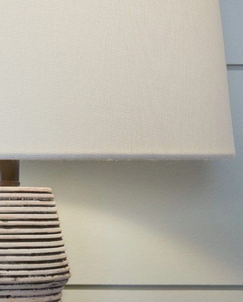 Signature Design by Ashley® Jairburns Brick Red/White Table Lamp-2