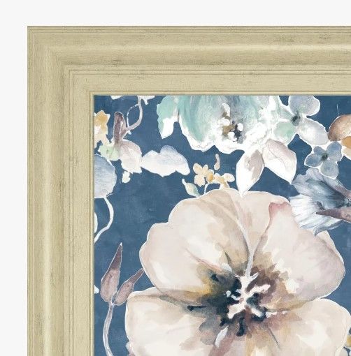 Classy Art Indigo Beautiful II by Patricia Pinto Wall Art-1