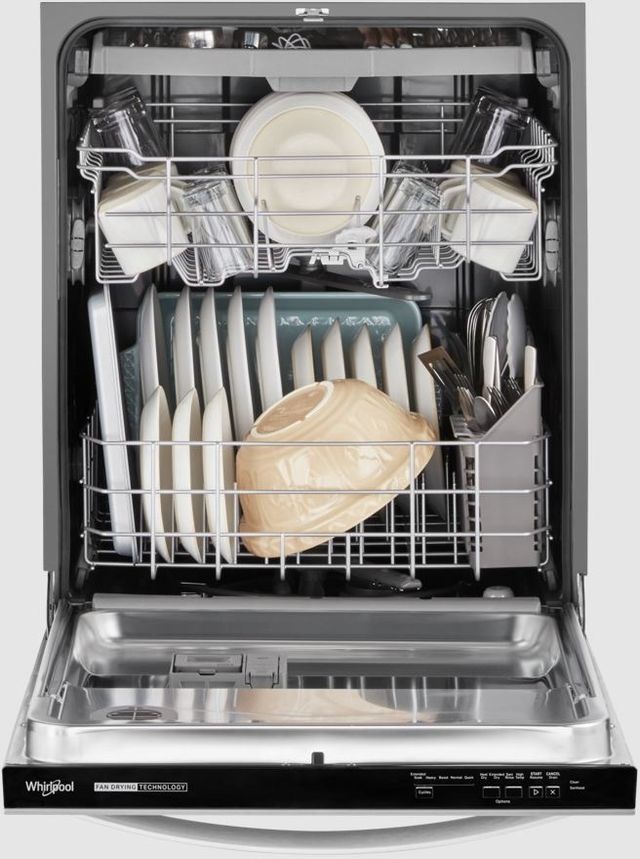 Whirlpool® 24"  FingerPrint Resistant Stainless Steel Built In Dishwasher-2