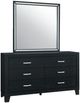 Global Furniture USA Reid 4-Piece Black Full Panel Bedroom Set-2