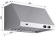 FORNO® Biagio Alta Qualita 30" Stainless Steel Wall Mounted Range Hood-2