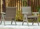 Signature Design by Ashley® Carisbo 2-Piece Beige Rocking Arm Chair-1