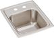 Elkay Lustertone® Classic Lustrous Satin 13" x 16" x 7-5/8" 2-Hole Single Bowl Drop-In Sink-0