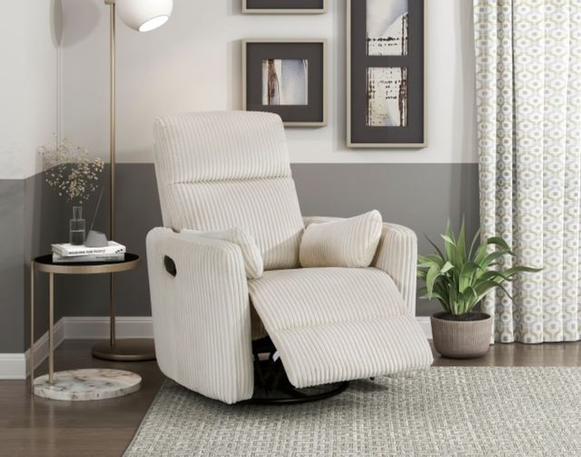 Homelegance® Traverse Beige Manual Swivel Glider Recliner-1