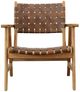Dovetail Furniture Sutri Brown/Natural Occasional Chair-1