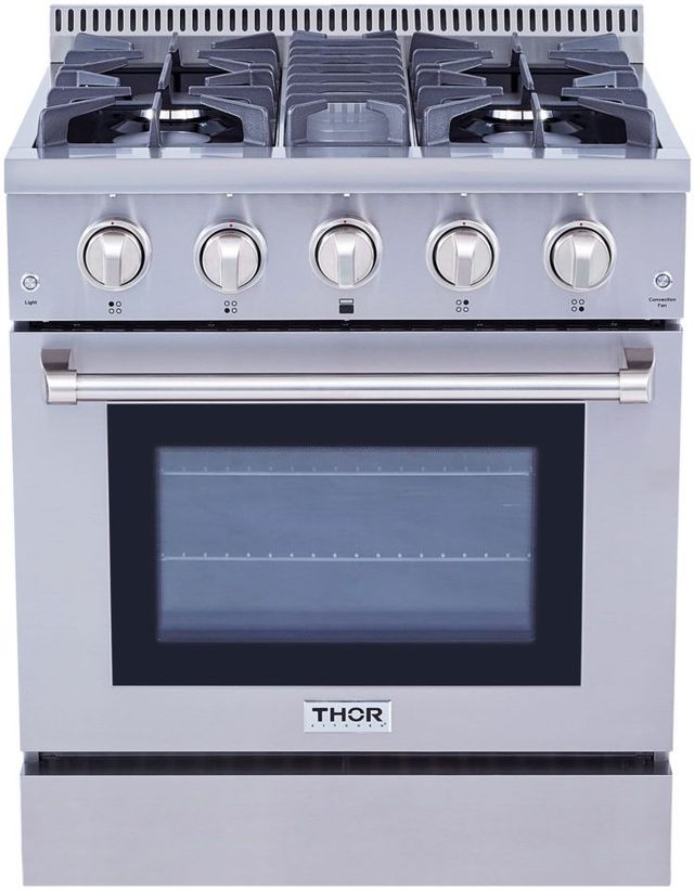 Thor Kitchen® 30" Stainless Steel Pro Style Gas Range-0