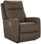 La-Z-Boy® Finley Stone Leather Power Rocking Recliner with Headrest and Lumbar-0