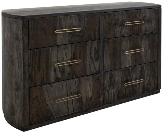 International Furniture Direct Balam Black Dresser-0