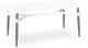 Amisco Customizable Link 72" White Glass Rectangular Table-0