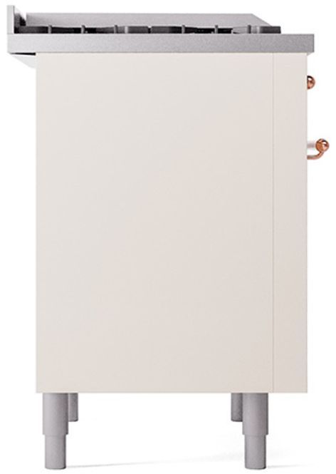 Ilve® Nostalgie II Series 36" Antique White Pro Style Dual Fuel Range-3