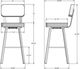 Amisco Customizable Brixton Swivel Bar Stool-2