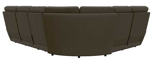 La-Z-Boy® Ava Mineral Leather Reclining Sectional with Custom