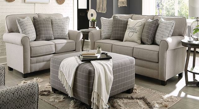American Wholesale Furniture Lewiston Cement Cocktail Ottoman-1