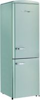 Unique® Appliances Classic Retro 12 Cu. Ft. Ocean Mist Turquoise Counter Depth Bottom Freezer Refrigerator-1