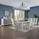 ACME Furniture 2-Piece Katia Light Gray/Weathered White Dinning Side Chair Set-1