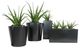 CabanaCoast® Customizable York Aluminum 16"x40" Trough Medium Outdoor Planter-2