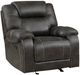 Homelegance® Gainesville Chocolate Glider Manual Reclining Chair-0